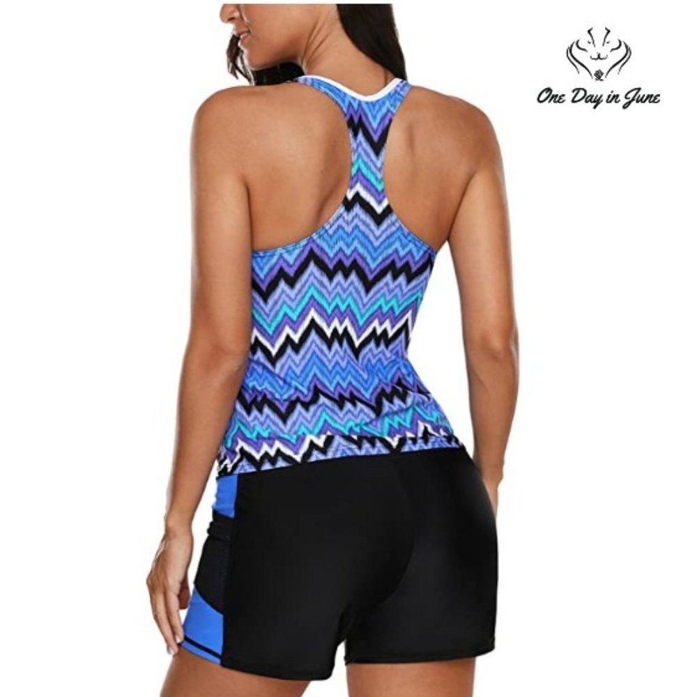 HOTAPEI Two Pieces Tankini - Picture 2 of 3